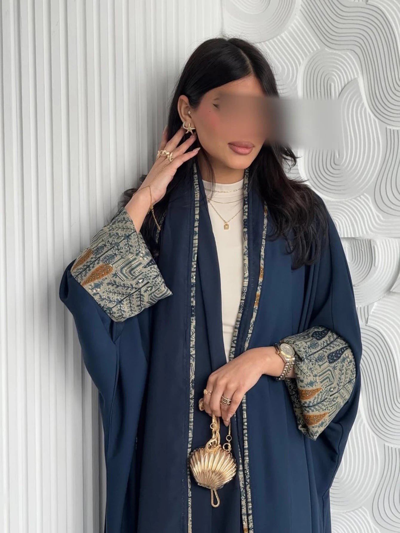 Muslim Women Abaya & Hijab 2pcs Set