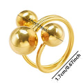 Stainless Steel Glossy Circular Ring