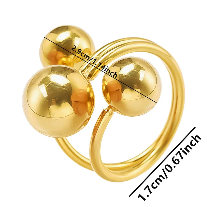 Stainless Steel Glossy Circular Ring