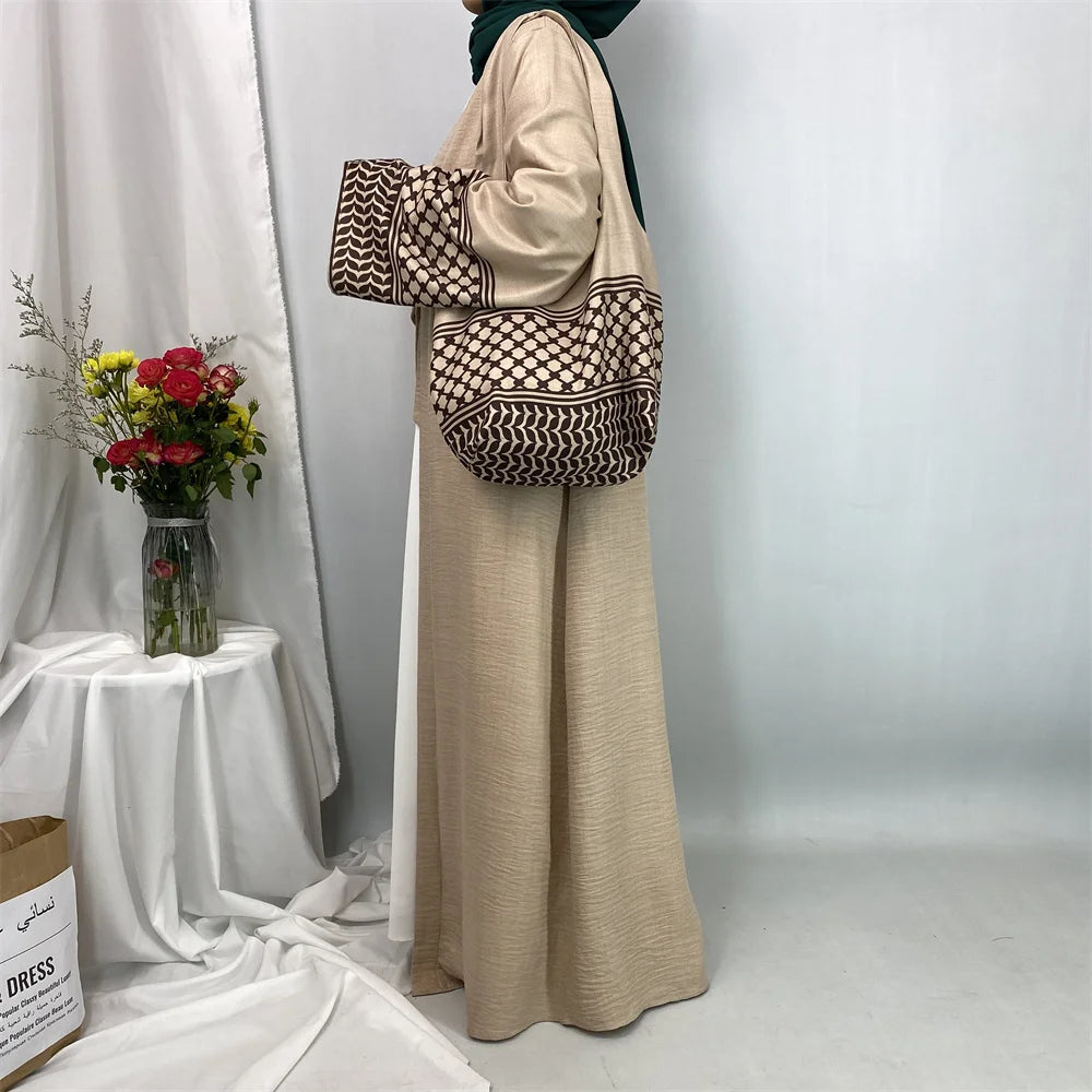 Arab Cardigan Robe with Mini Bag
