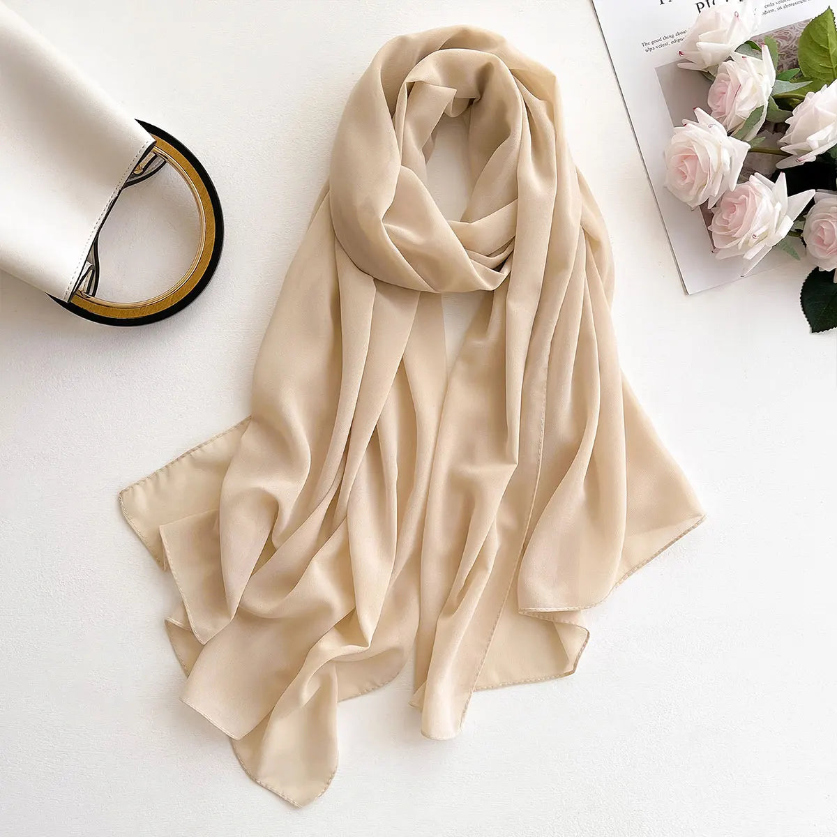 Everyday Jersey Hijab – Soft Stretch Headscarf | 70×180 cm