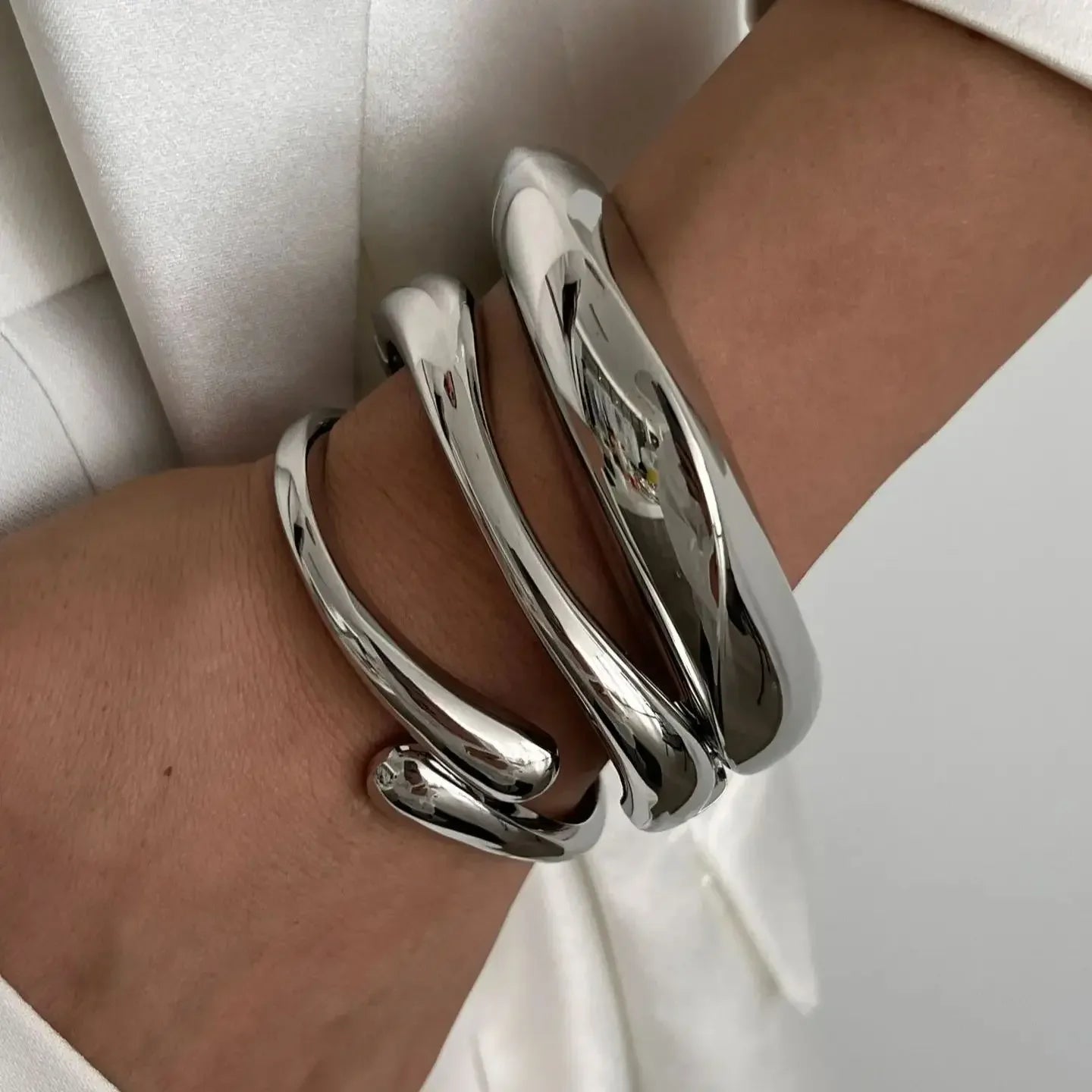 Golden Edge Cuff Bracelet