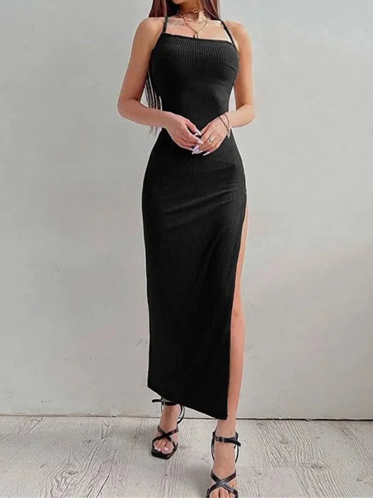 Midnight Allure Maxi Dress