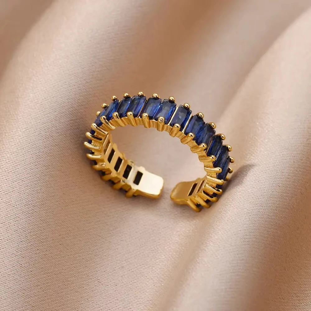 Vintage Blue Zircon Ring
