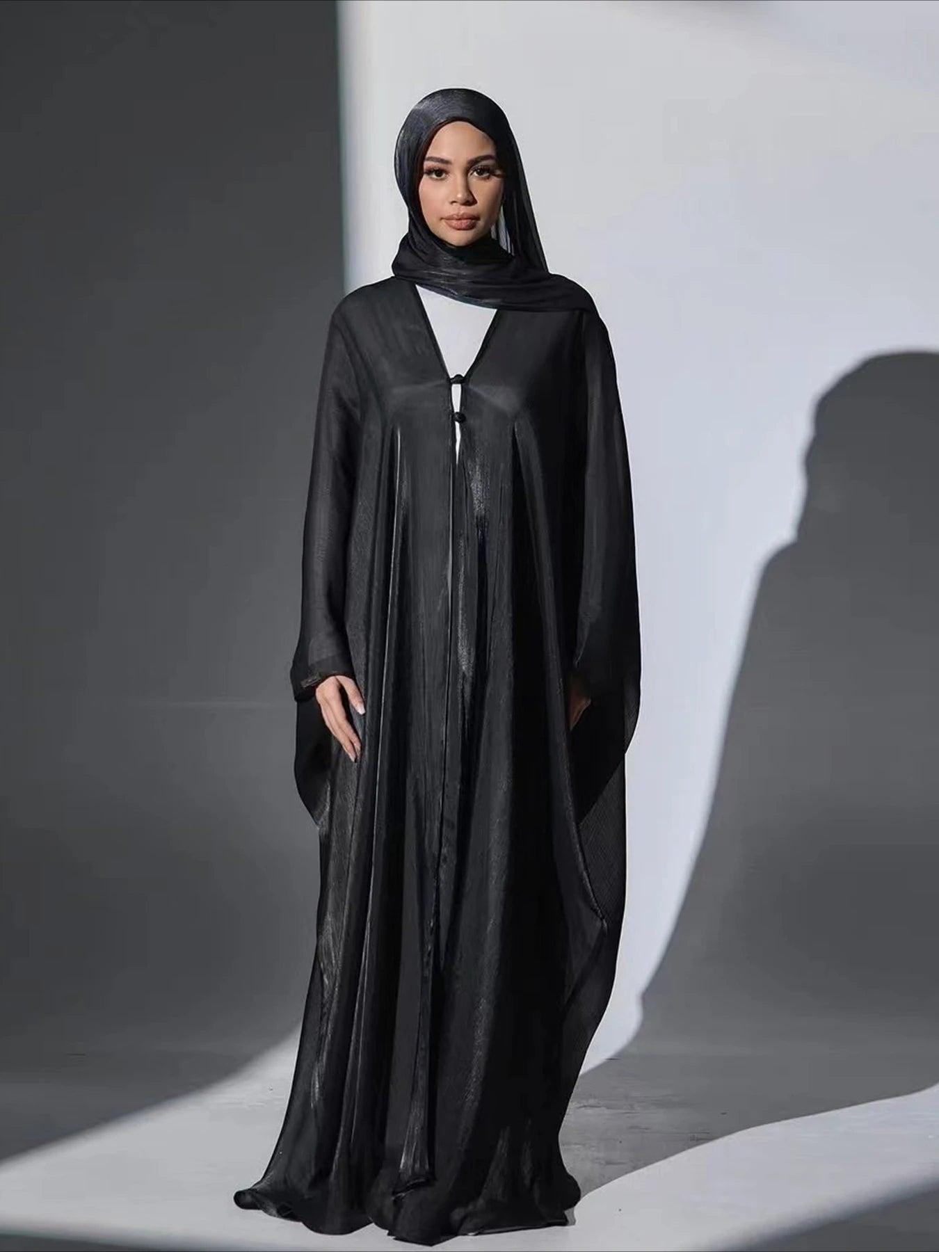 Open Cardigan Abaya Kaftan Robe