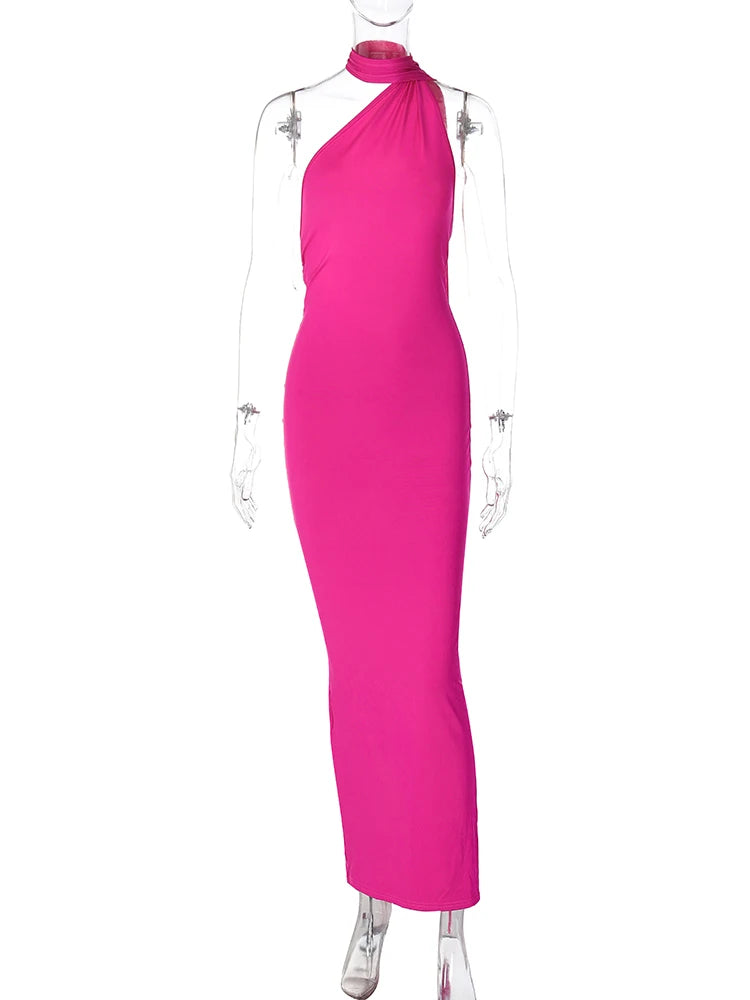 Aurora One-Shoulder Maxi Dress