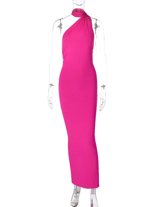 Aurora One-Shoulder Maxi Dress