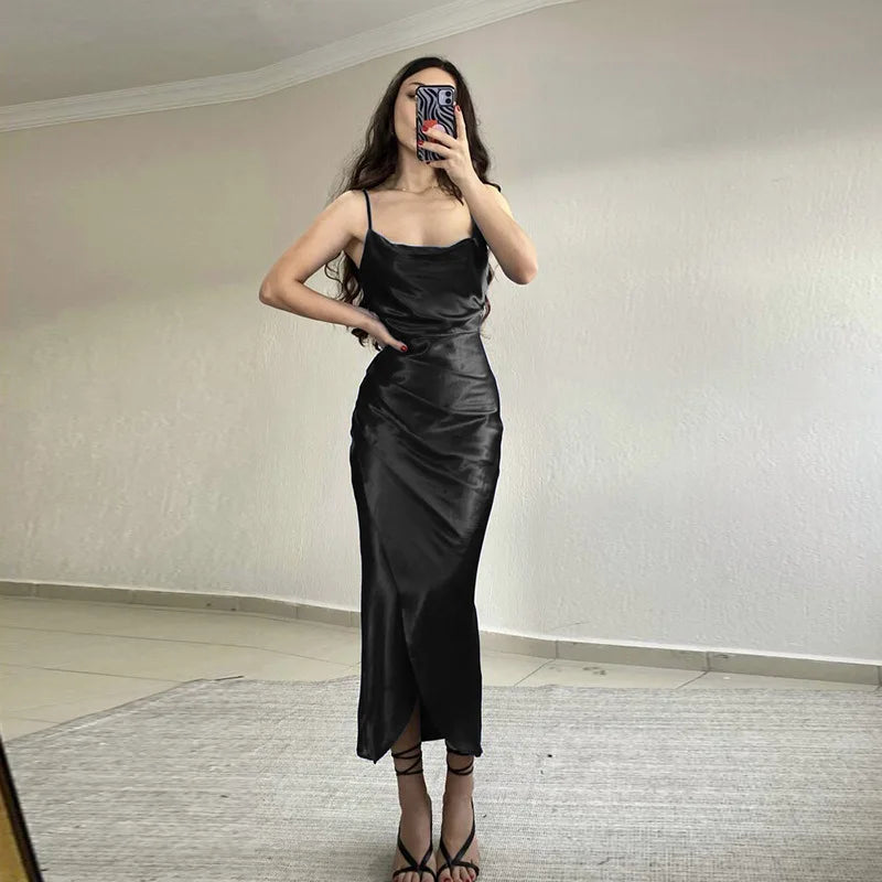 Midnight Allure Maxi Dress