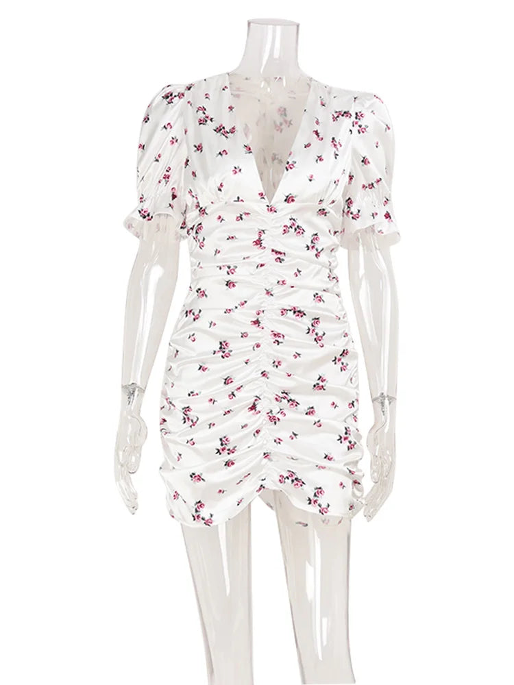 Floral Allure Bodycon Dress
