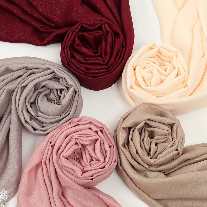Soft Jersey Hijab – Lightweight Stretch Headscarf | 70×180 cm