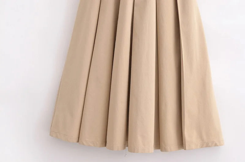 Bella Pleated Midi Dress