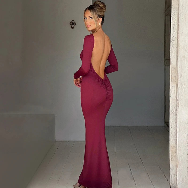 Eclipse Elegance Maxi Dress