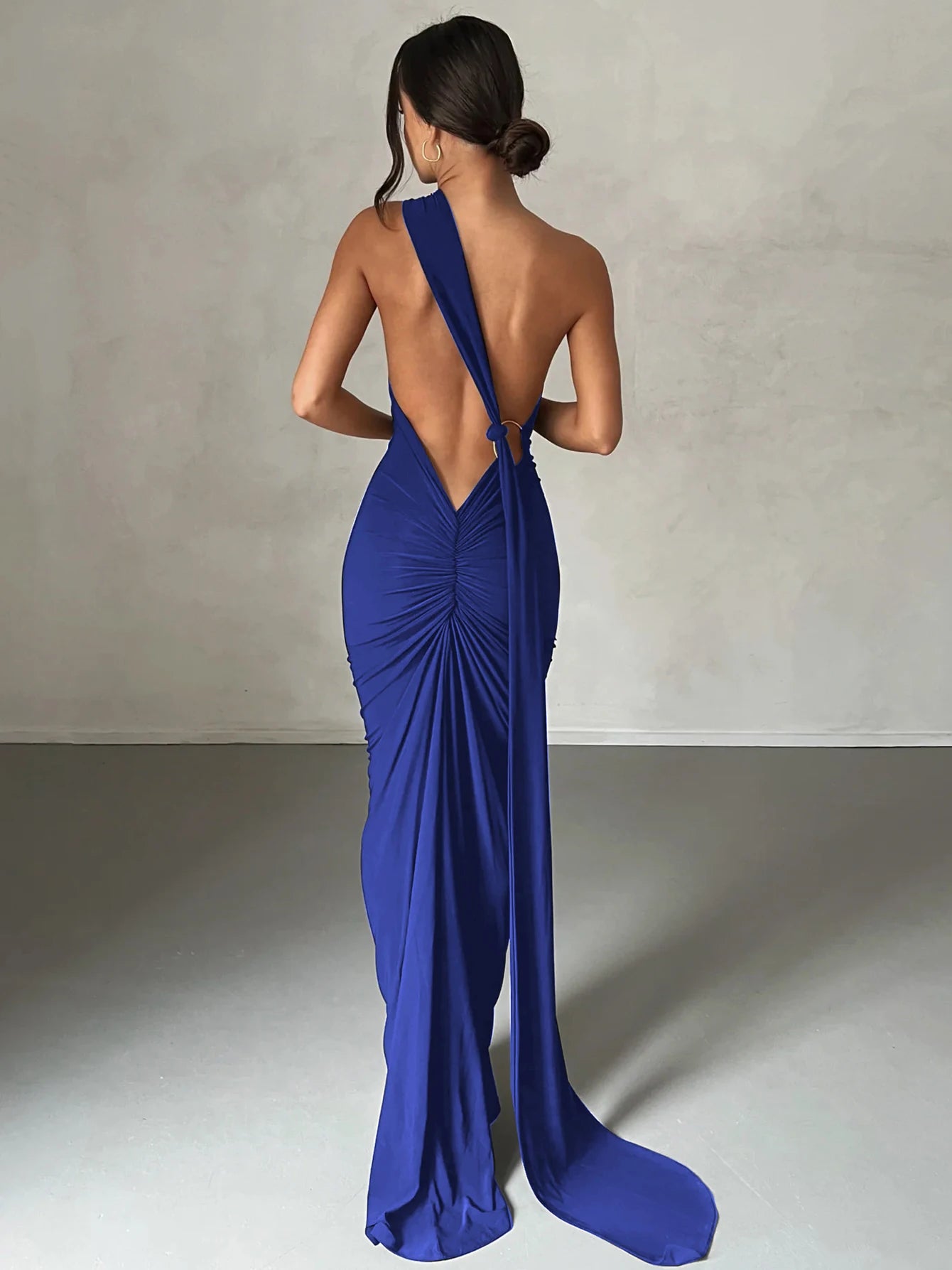 Aurora One-Shoulder Maxi Dress