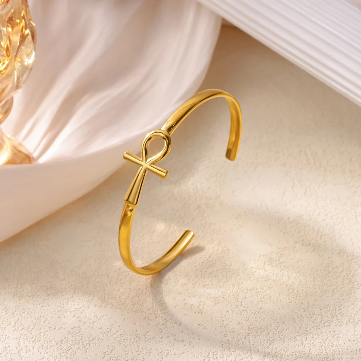 Golden Rebel Cuff Bracelet