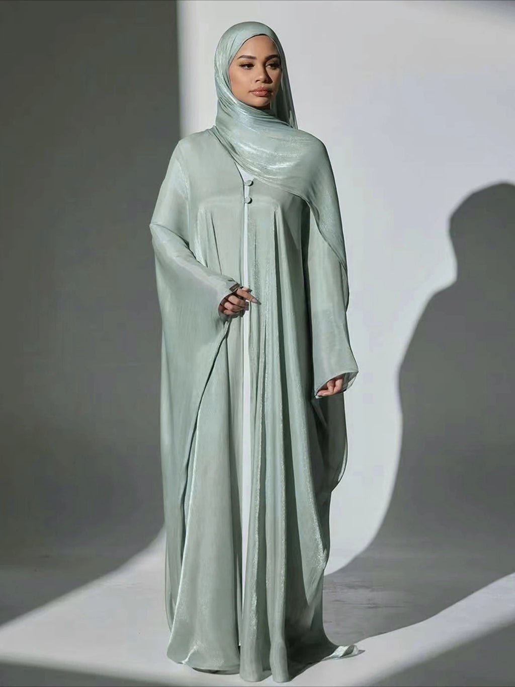 Open Cardigan Abaya Kaftan Robe