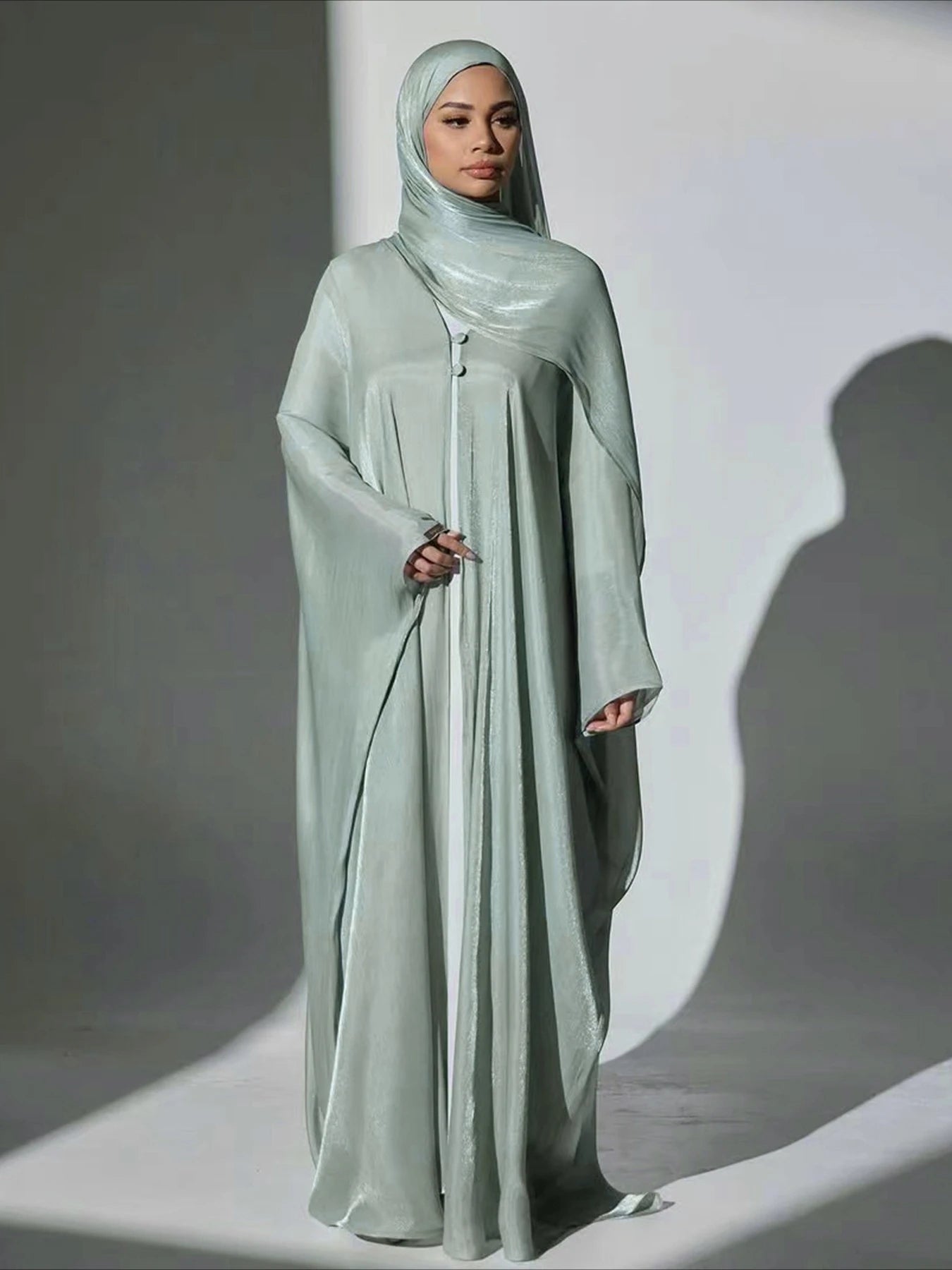 Open Cardigan Abaya Kaftan Robe