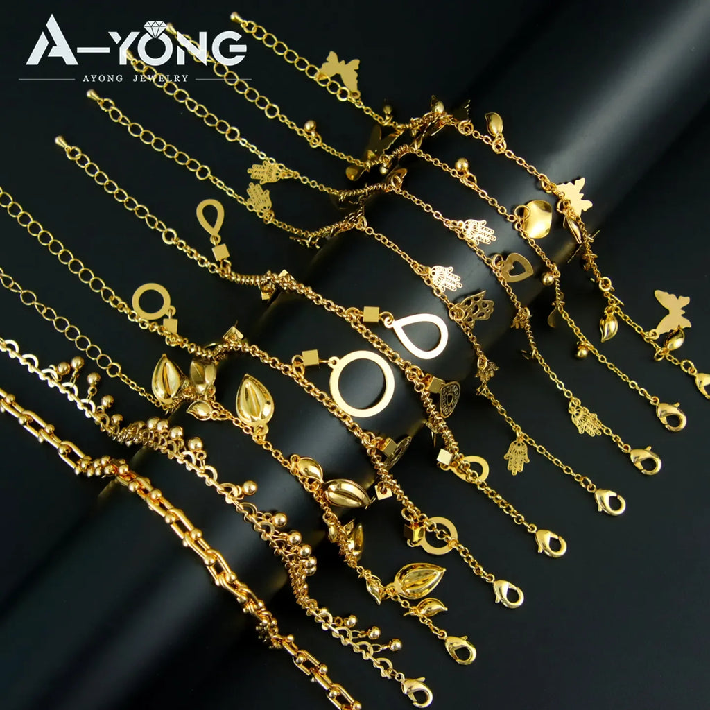 Dubai Gold Plated Ankle Bracelet