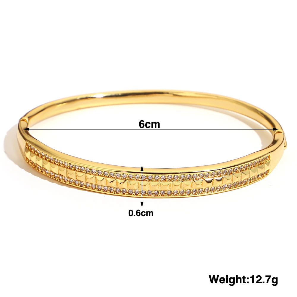 Luxe Glow Zircon Cuff