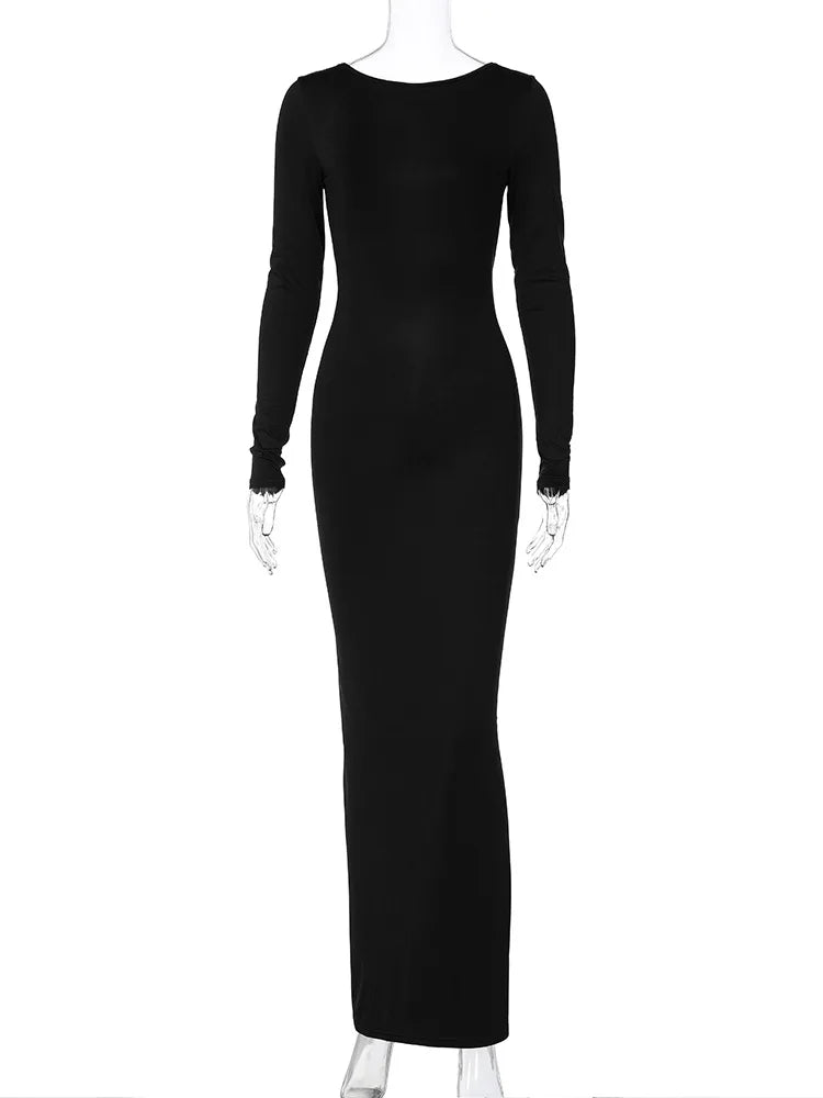 Eclipse Elegance Maxi Dress