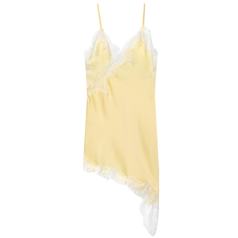 Luna Asymmetric Slip Dress