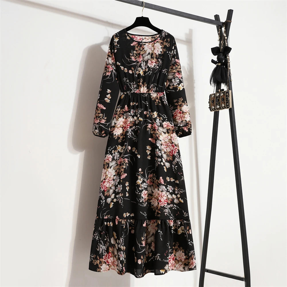 Boho Bloom Maxi Dress