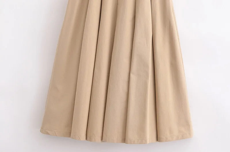 Bella Pleated Midi Dress