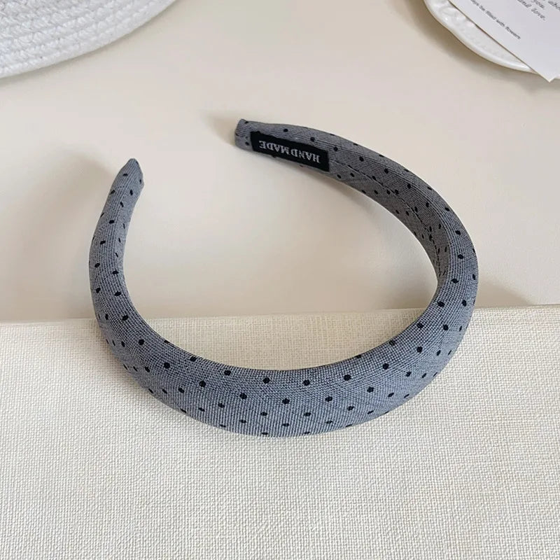 Polka Dot Volume Boosting Padded Headband