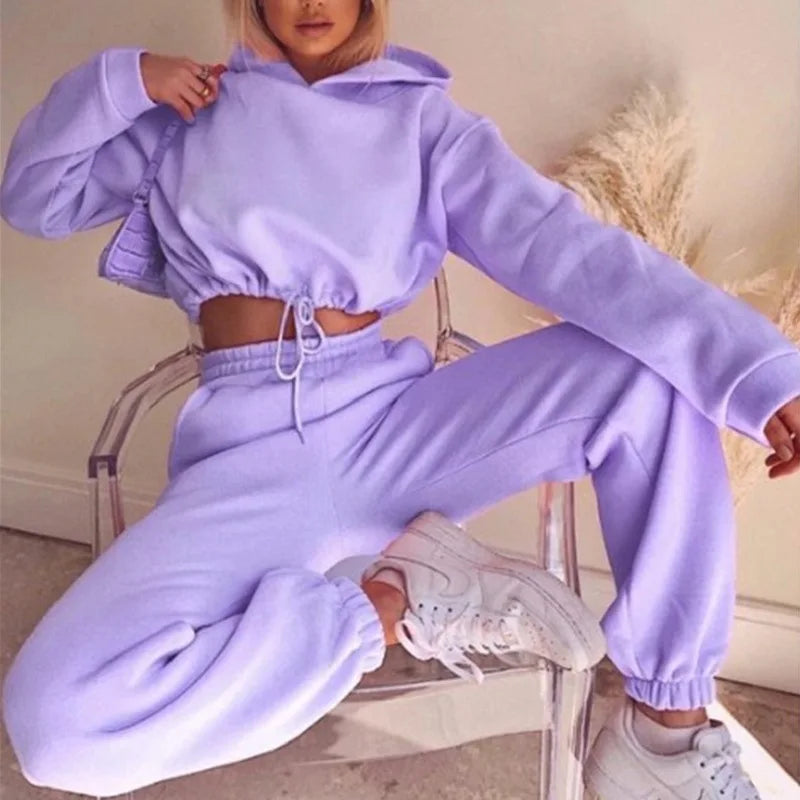 Oversized Hoodie & Sweatpants Tracksuit Set
