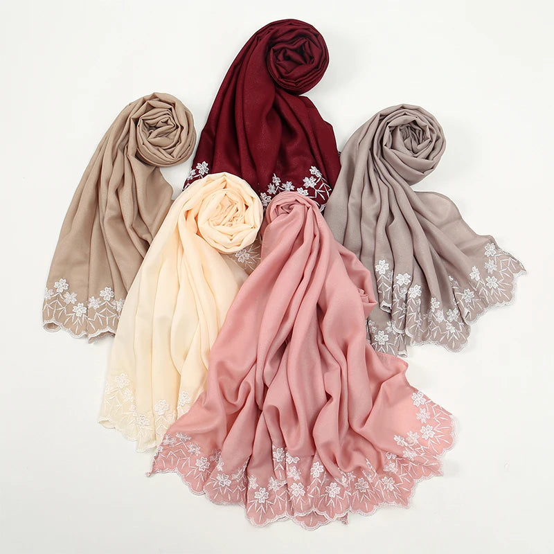 Soft Jersey Hijab – Lightweight Stretch Headscarf | 70×180 cm