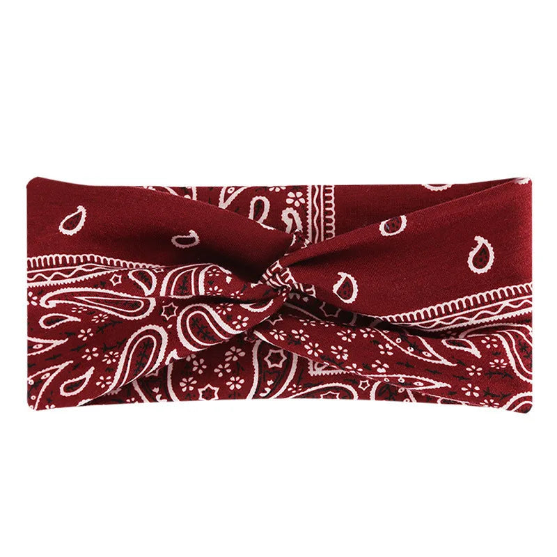 Bohemian Print Wide Headband