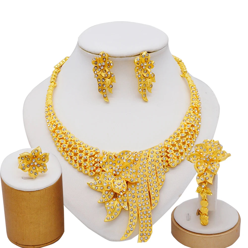 Luxury Crystal Jewelry Set