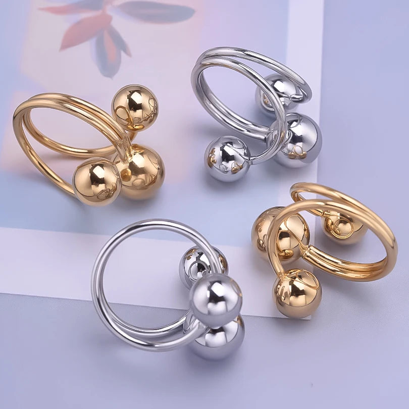 Stainless Steel Glossy Circular Ring