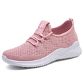 Women's Air Mesh Flats – Lightweight Lace-Up Casual Shoes