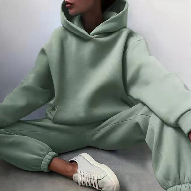 Oversized Hoodie & Jogger Pants Tracksuit Set