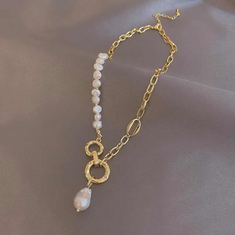 Pearl Lock Necklace