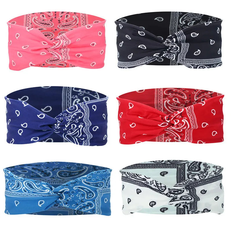 Bohemian Print Wide Headband