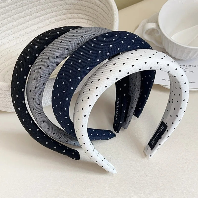 Polka Dot Volume Boosting Padded Headband