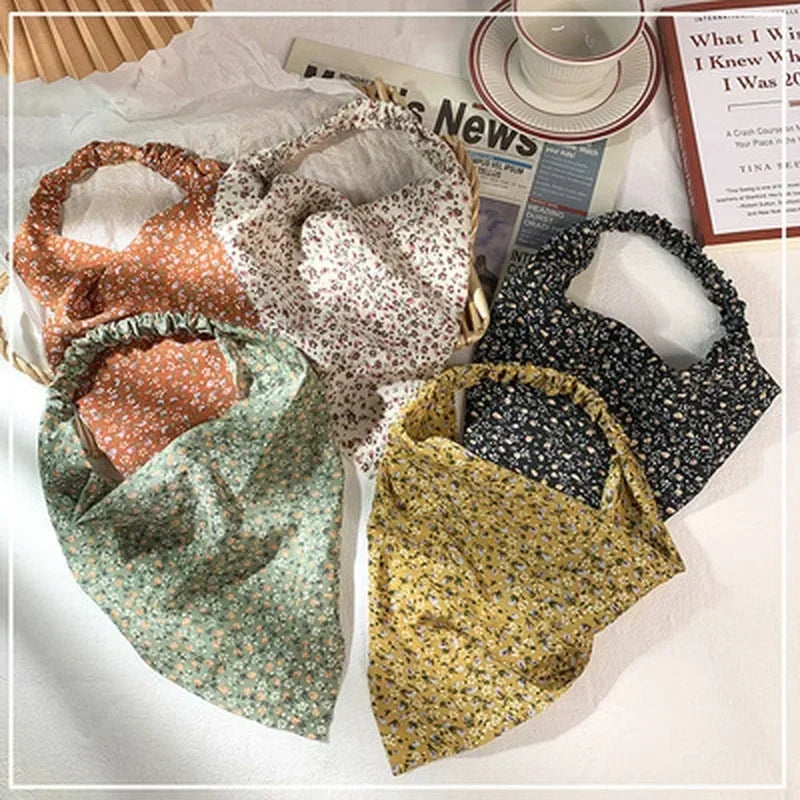 Floral Triangular Headscarf & Hair Band