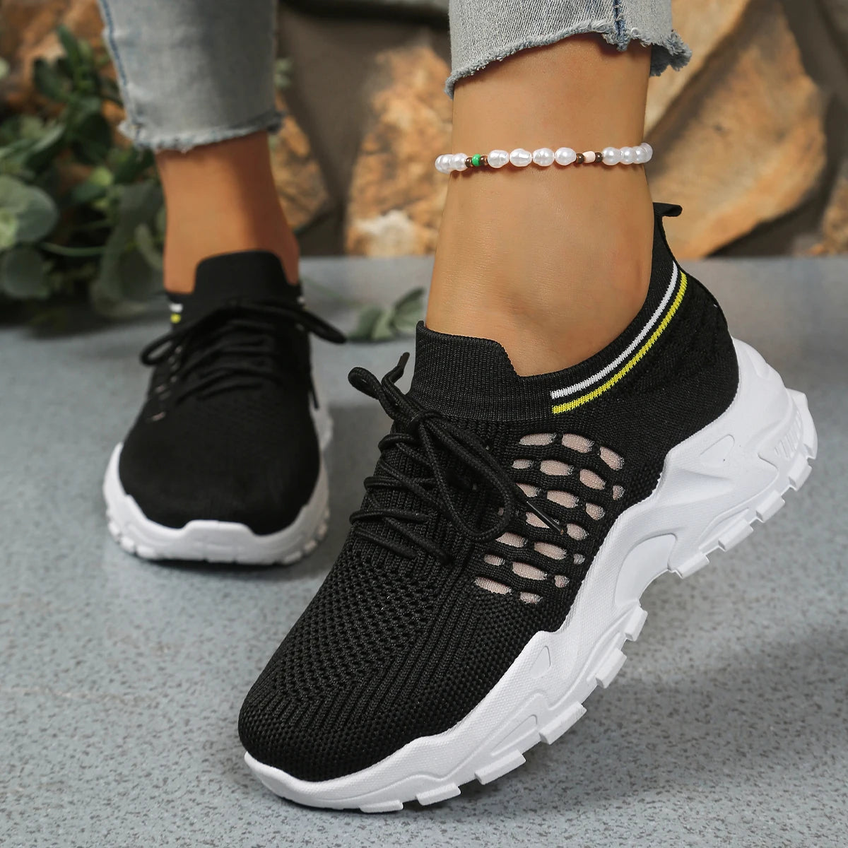 Women's Leopard Print Canvas Sneakers – Slip-On Casual Shoes