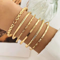 6Pcs/Set Vintage Elegance Bangle