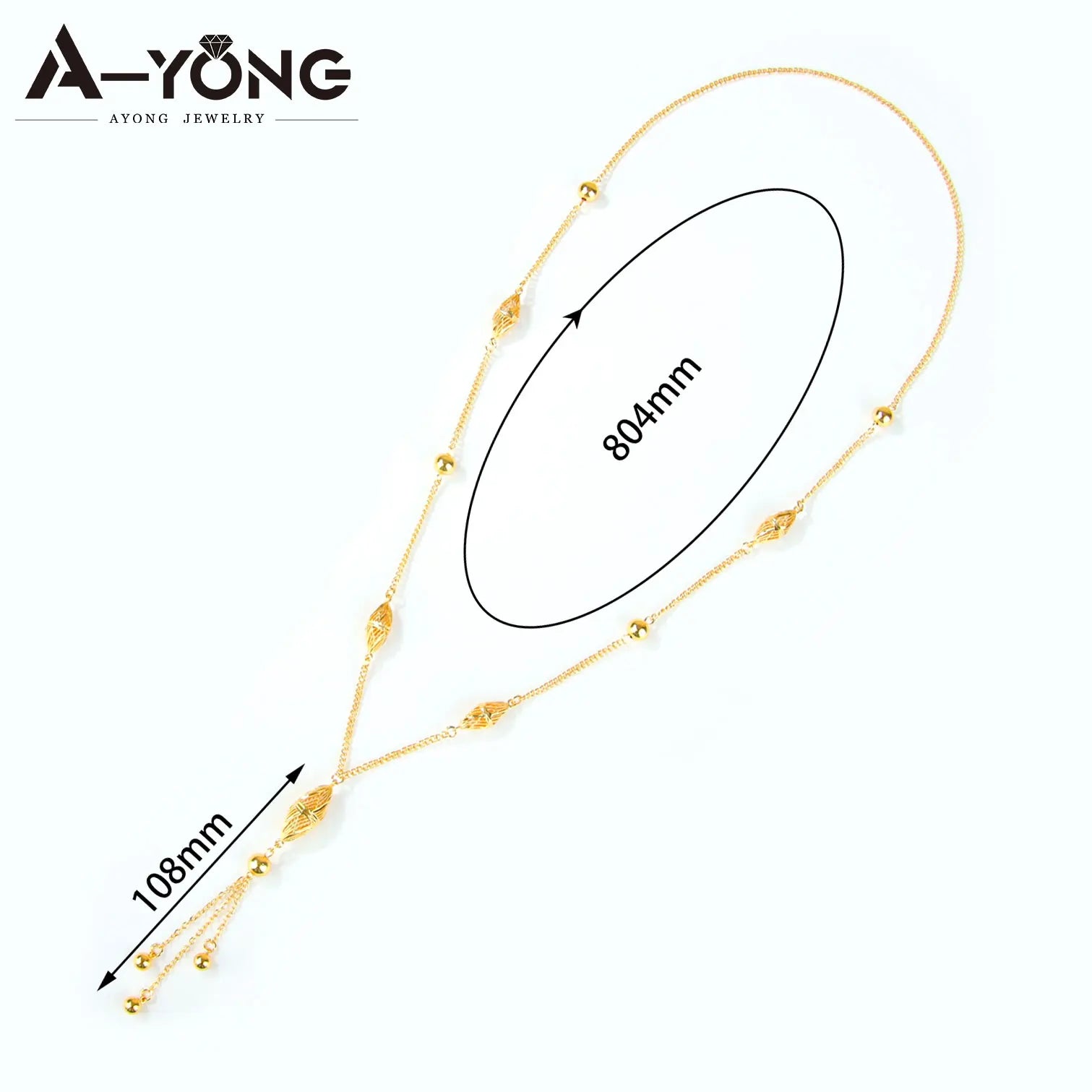 Royal Tassel Gold Necklace