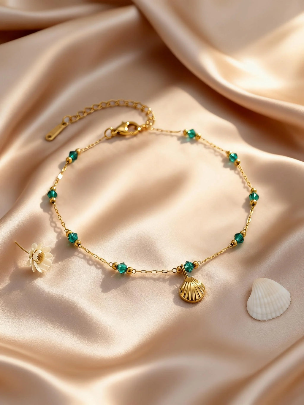 Boho Seashell Anklet