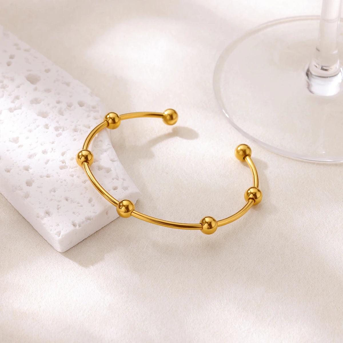 Golden Rebel Cuff Bracelet