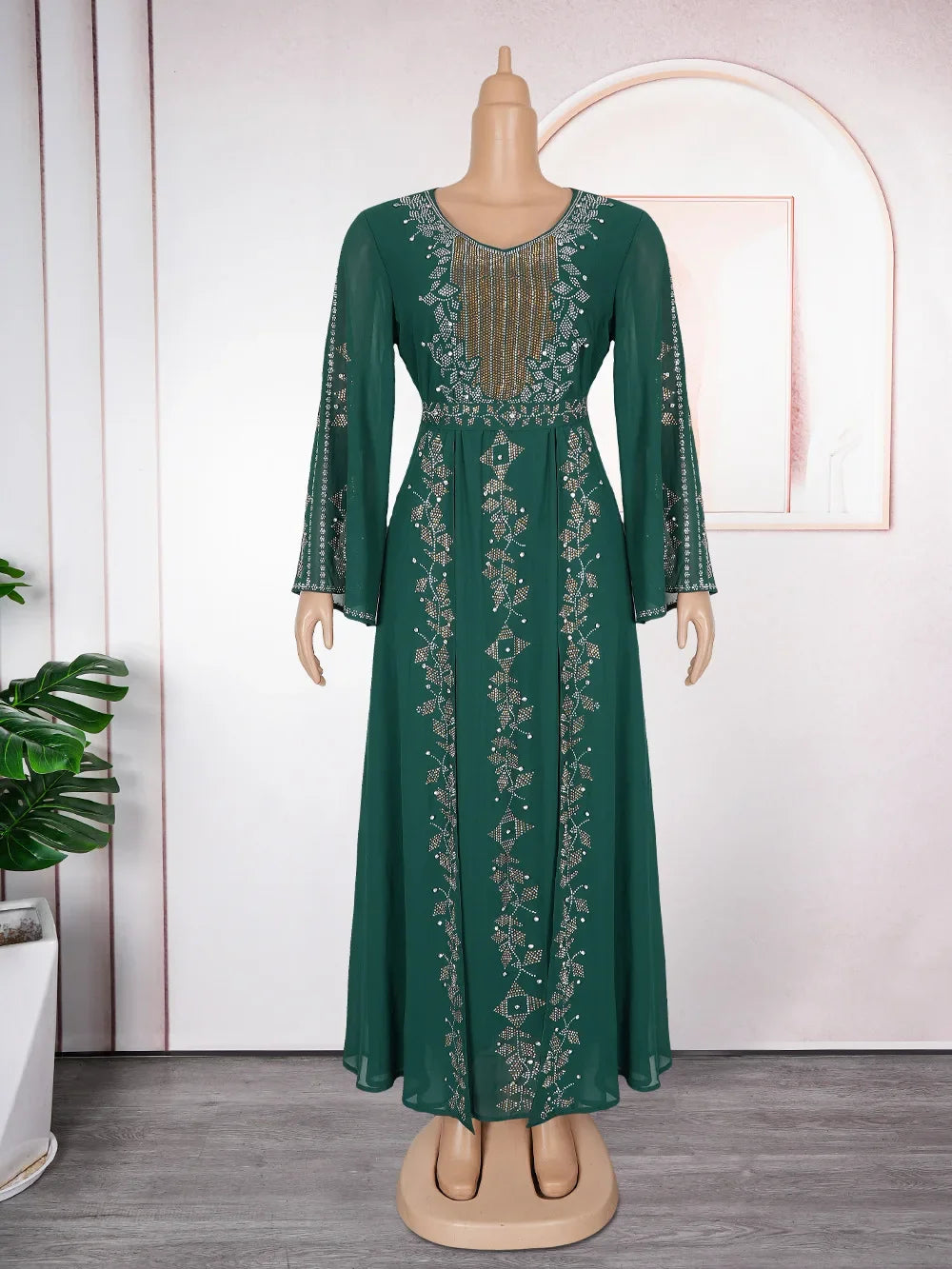 Luxury African Dubai Caftan Evening Party Abaya