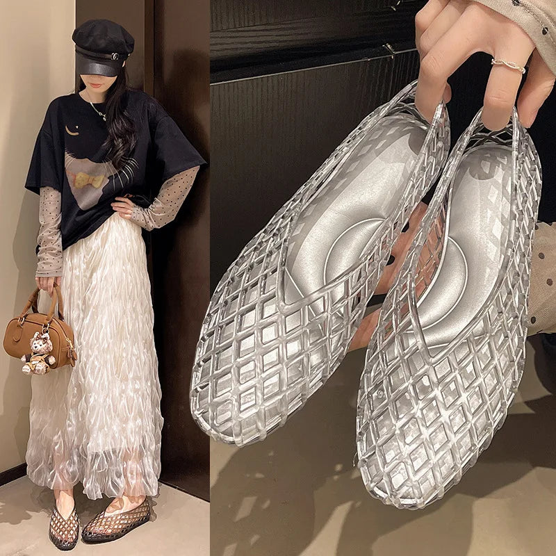 Women's Jelly Mules – Chic Slip-On Sandals | Veloura Design