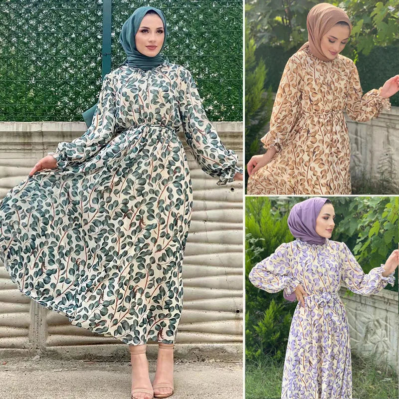 Chiffon Ramadan Dubai Luxury Abaya Dress