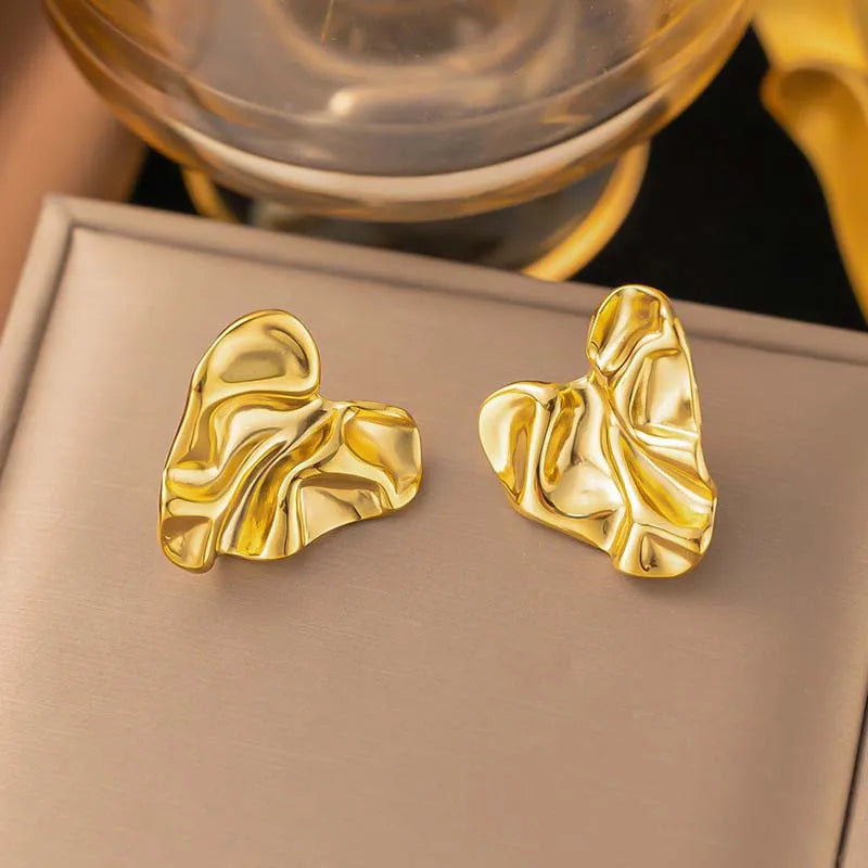 Luxe Shine Stud Earrings