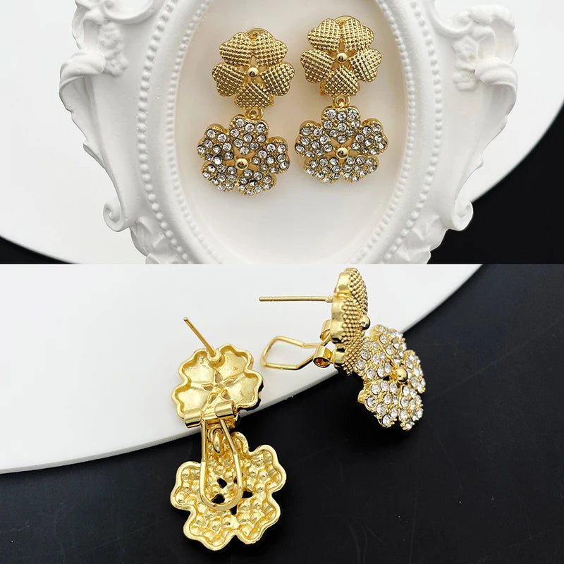 Royal Bloom Gold Jewelry Set