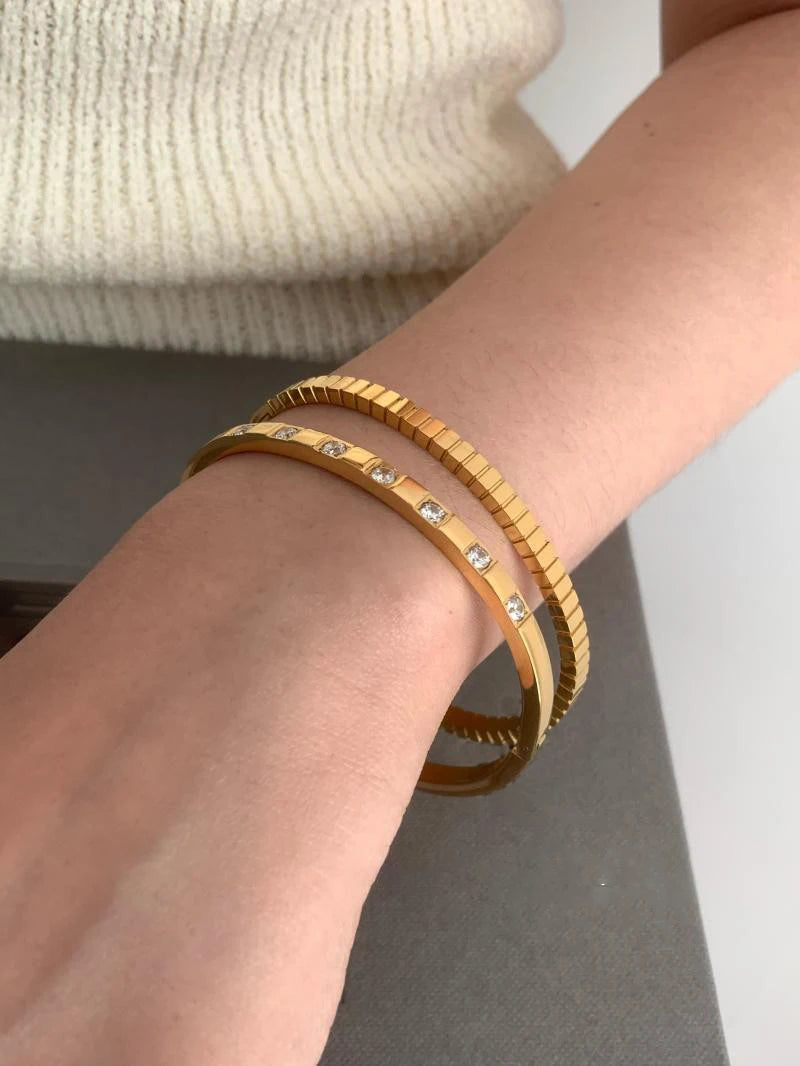 Luxe Glow Zircon Cuff