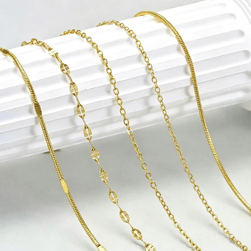Waterproof Layered Link Chain Anklet